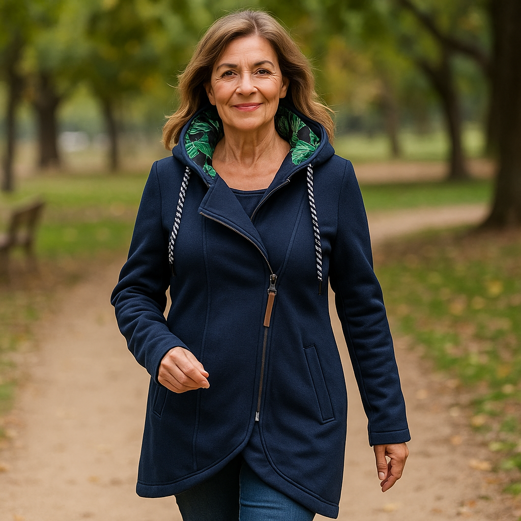 Veronica™ – Cappotto Invernale Impermeabile con Zip Diagonale