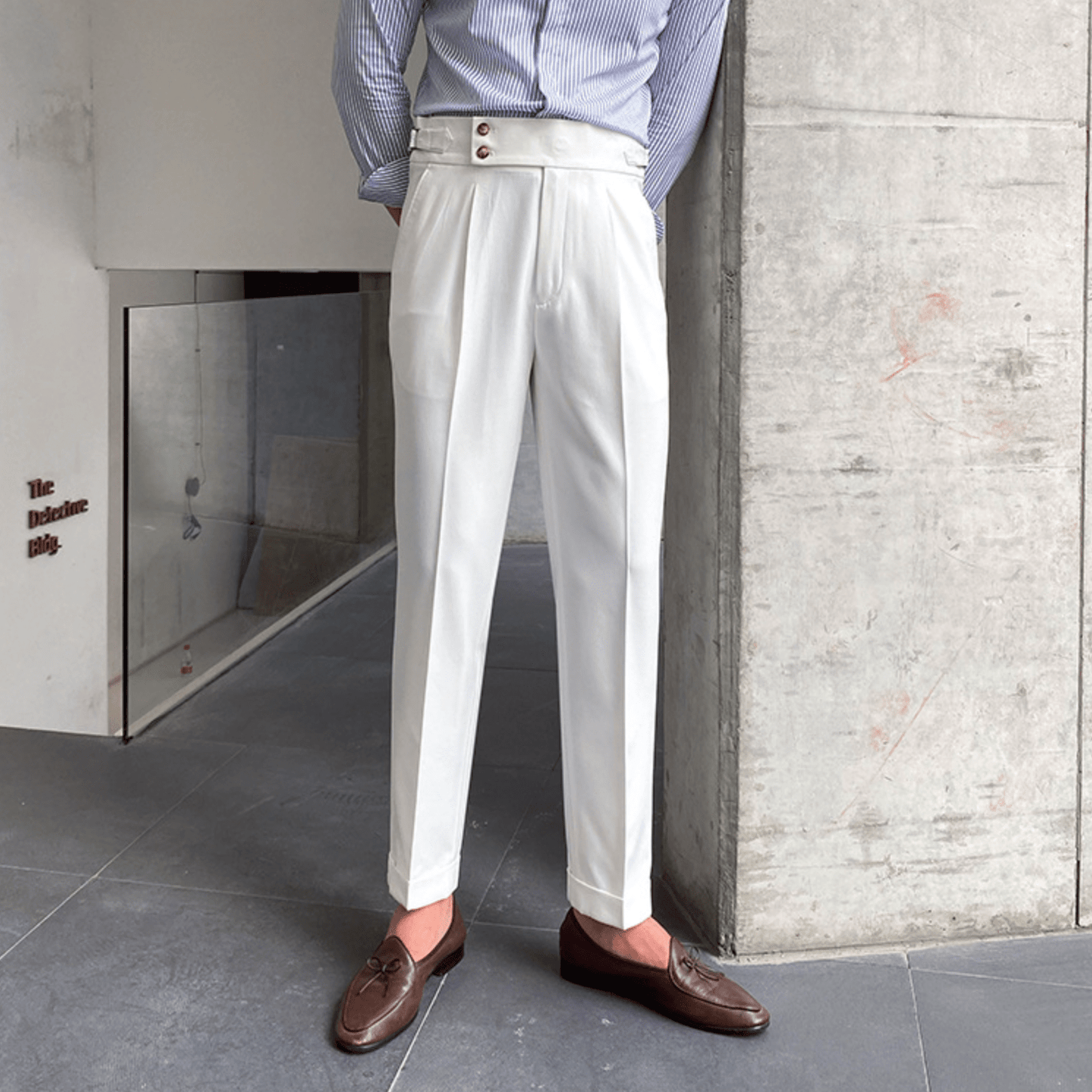 Edward | Pantaloni eleganti a vita alta