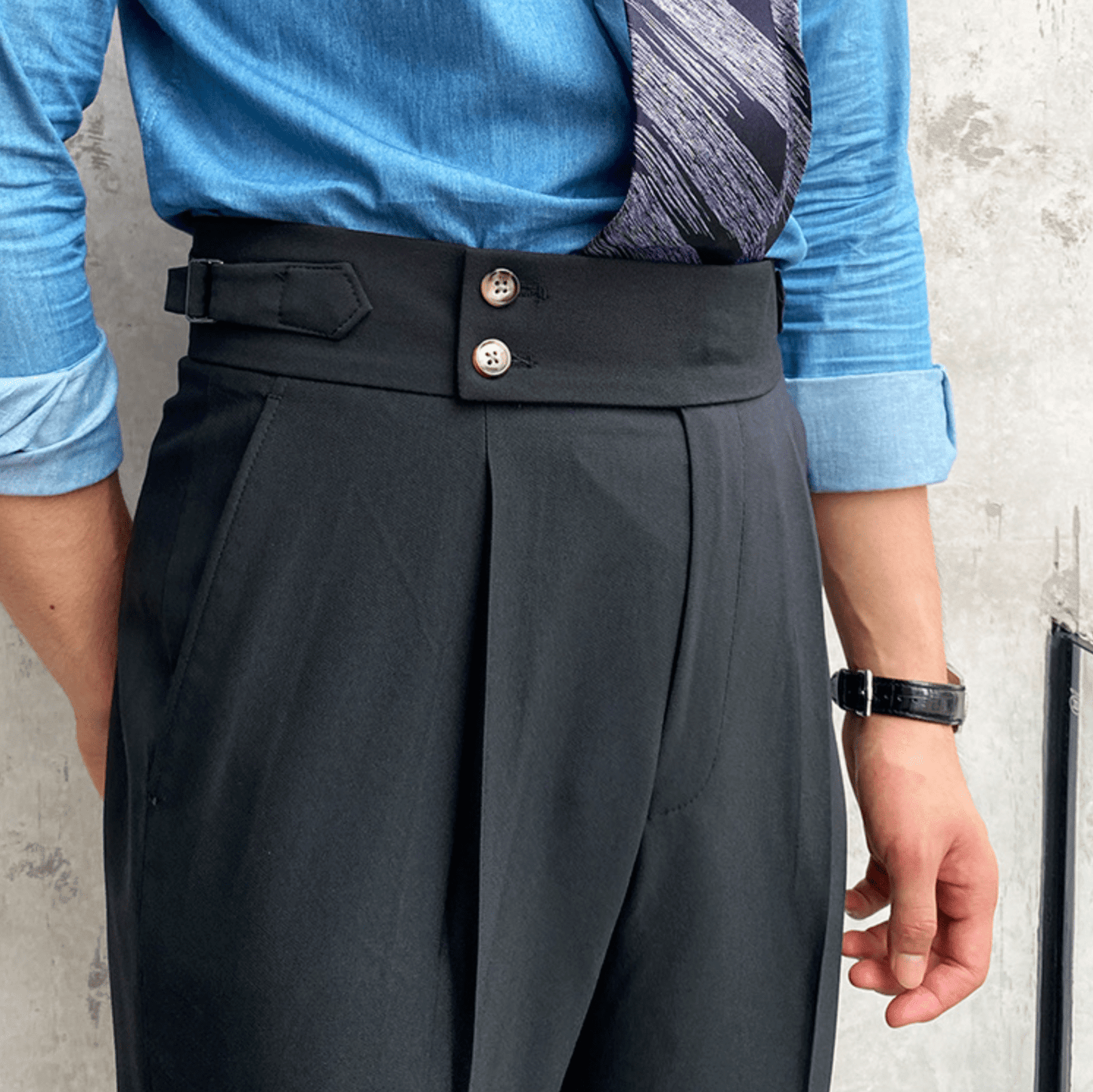 Edward | Pantaloni eleganti a vita alta