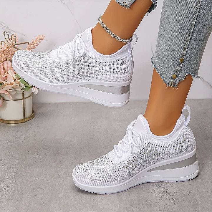 Isabelle | Scarpe ortopediche decorate con strass