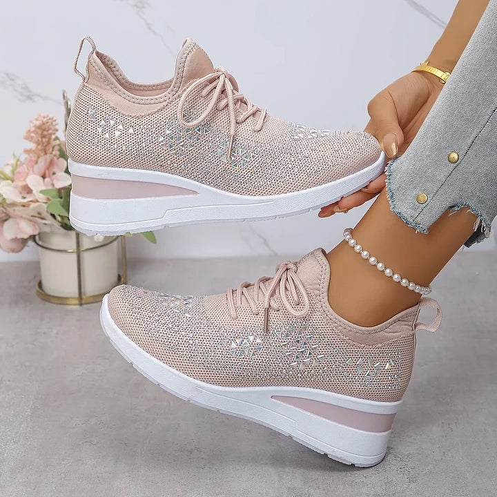 Isabelle | Scarpe ortopediche decorate con strass